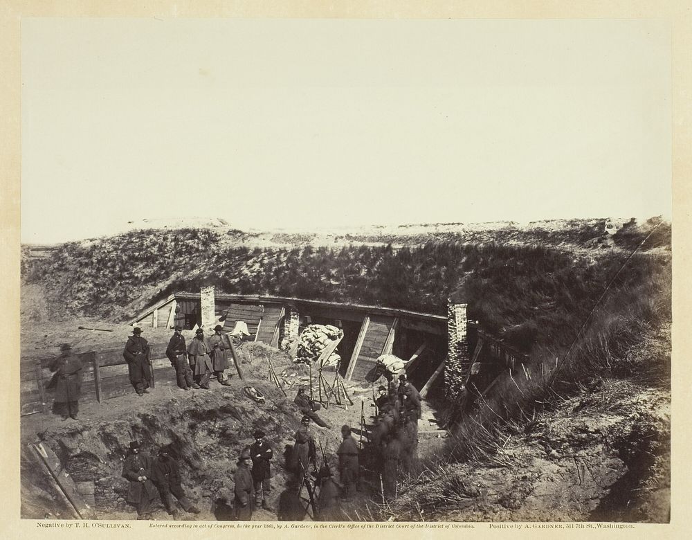 The Pulpit, Fort Fisher, N.C. by Timothy O'Sullivan