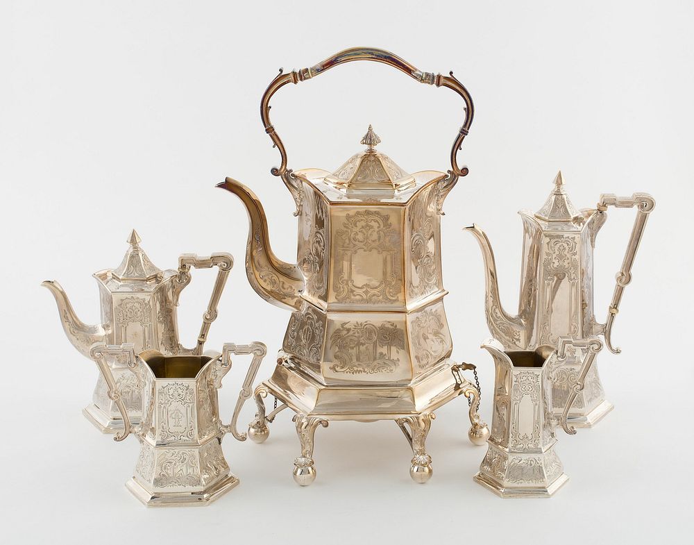 Tea and Coffee Service by George Angell (Maker)
