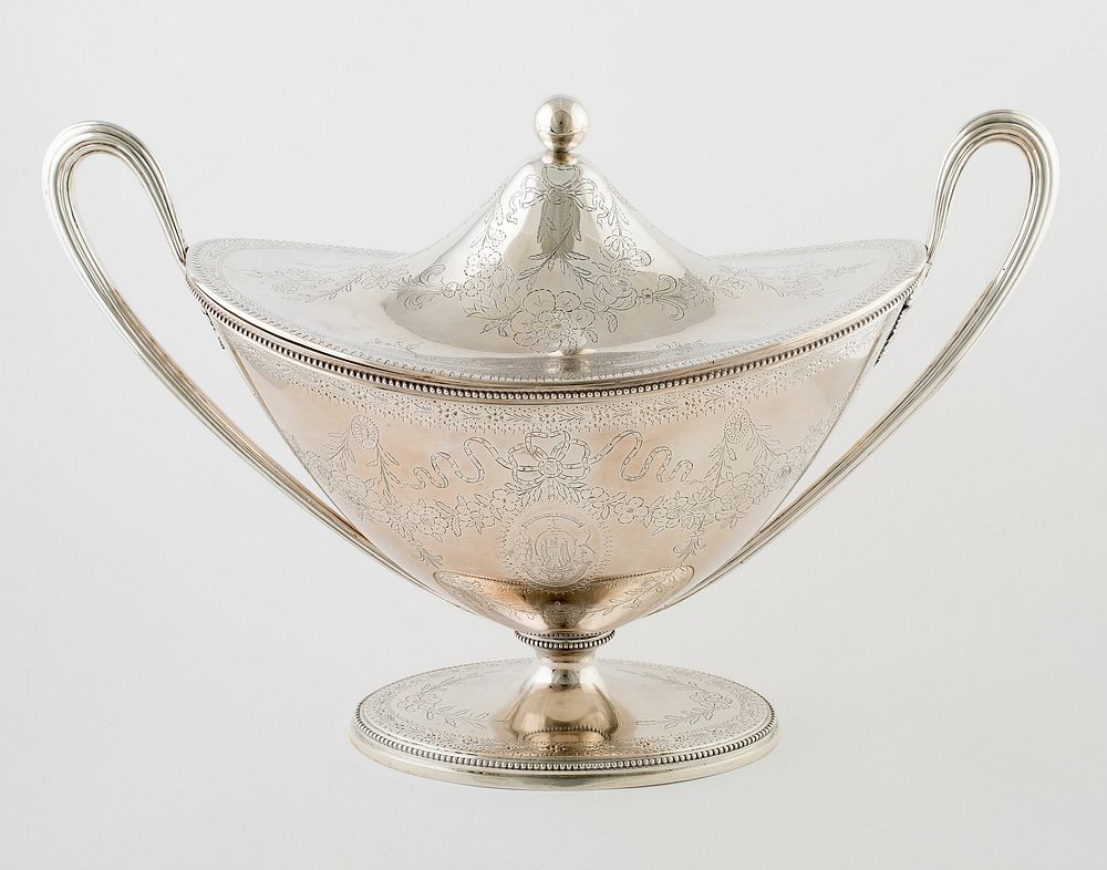 Tureen with Cover by William Davie (Silversmith)
