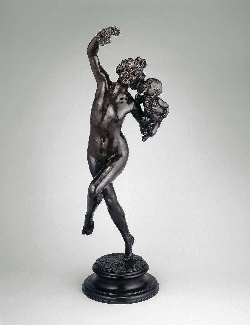 Bacchante with Infant Faun by Frederick William MacMonnies (Sculptor)