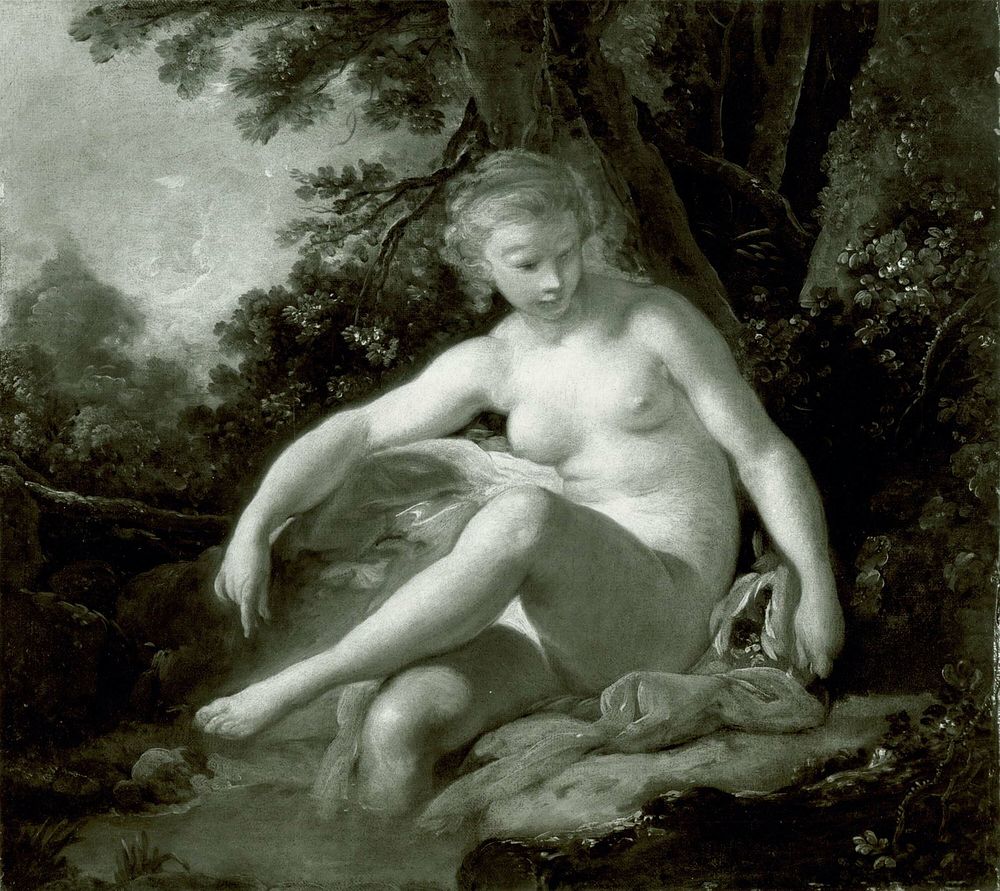 Bathing Nymph by François Boucher