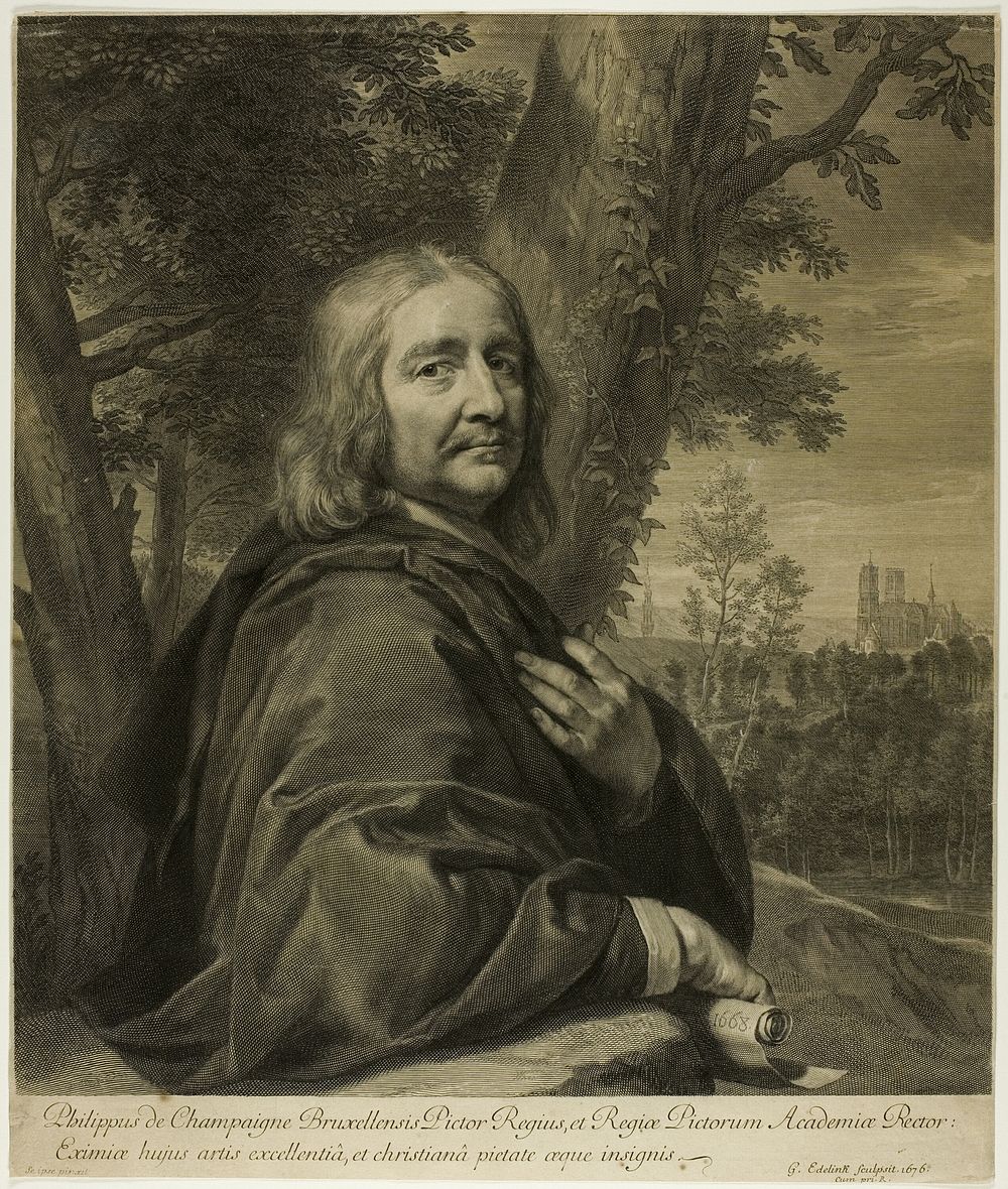 Philippe de Champaigne by Gérard Edelinck
