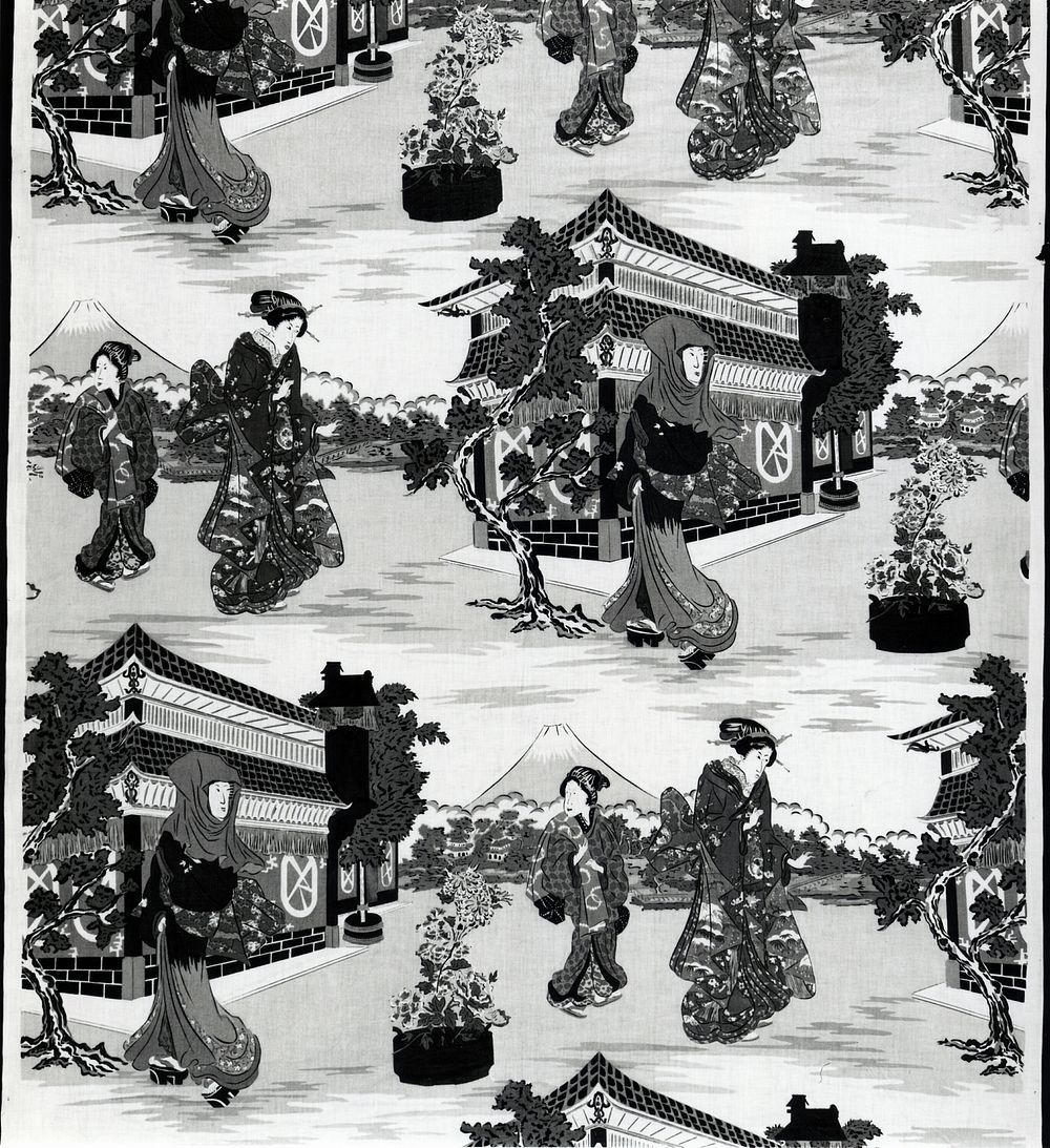 Panel (Furnishing Fabric) by Utagawa Kunisada I (Toyokuni III)