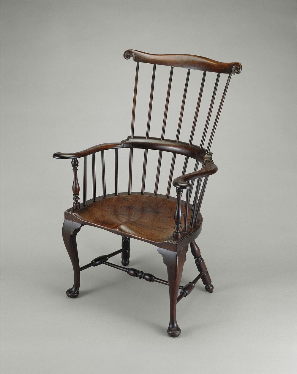 High-Back Windsor Chair by Artist unknown