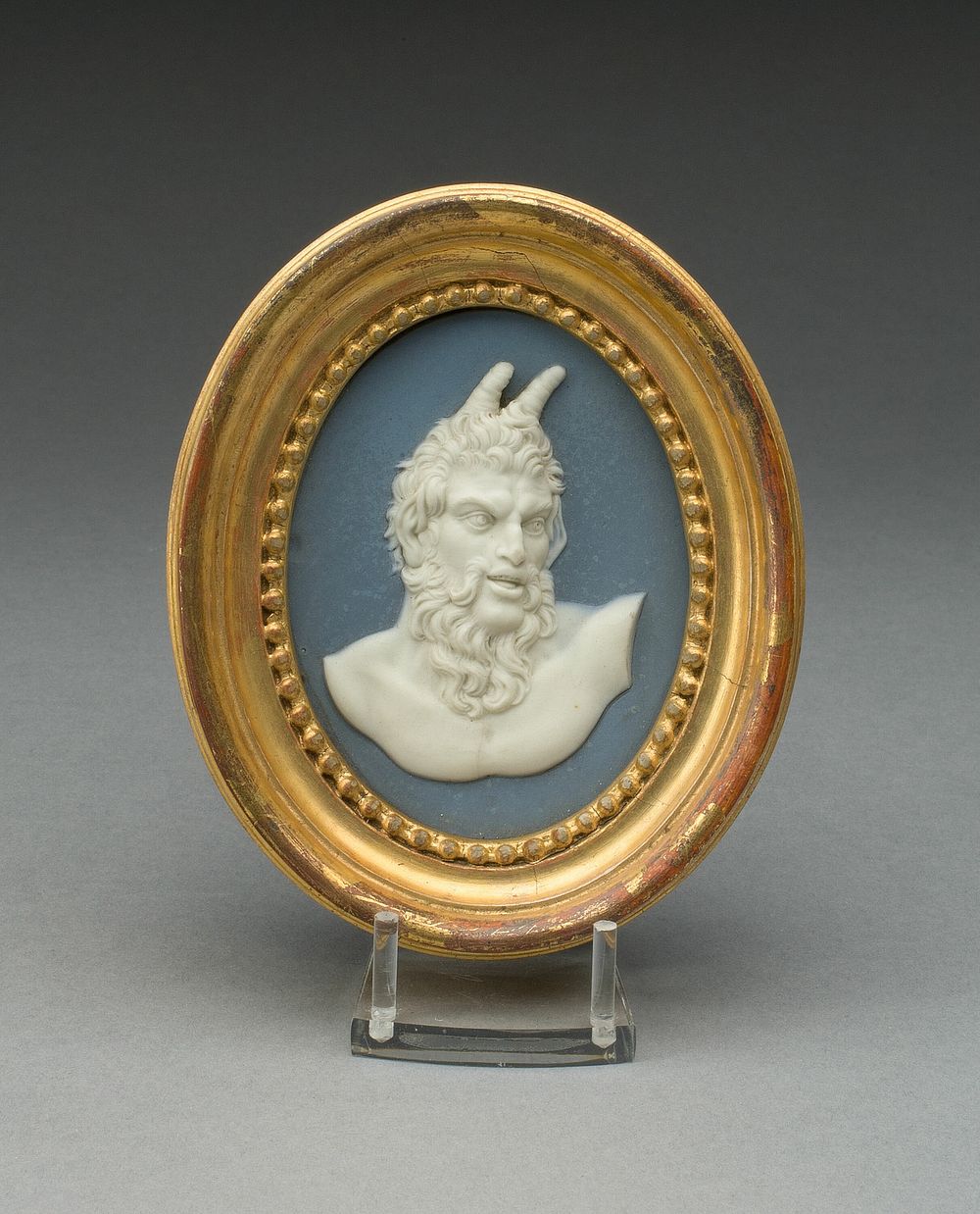 Plaque with Head of a Satyr by Wedgwood Manufactory (Manufacturer)