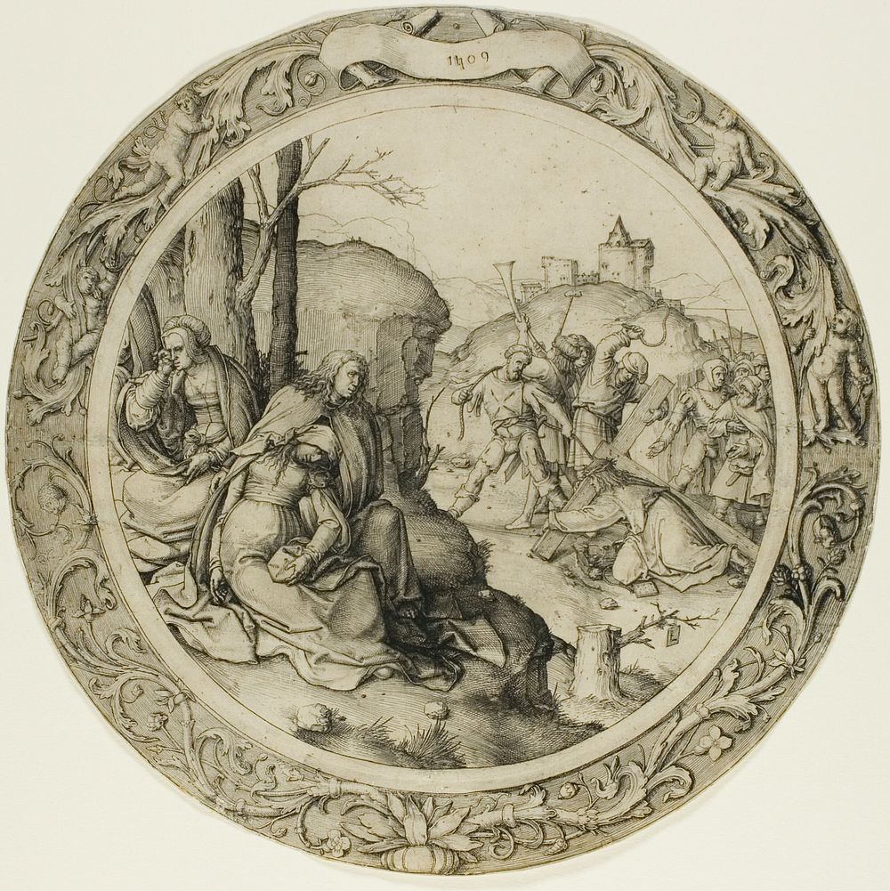 The Round Passion: Christ Carrying the Cross by Lucas van Leyden
