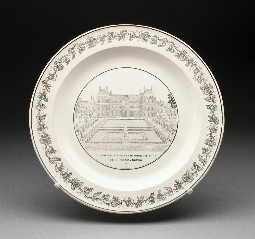 Plate by Creil Pottery (Manufacturer)