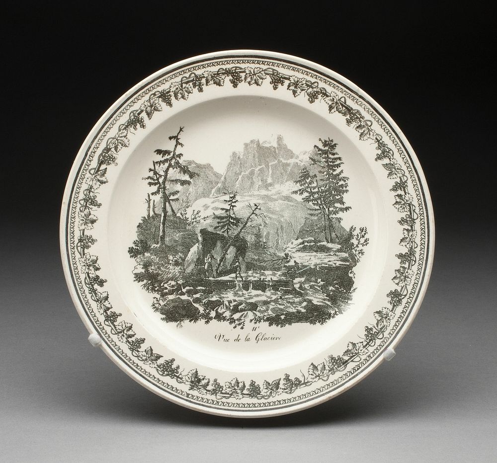 Plate by Creil Pottery (Manufacturer)