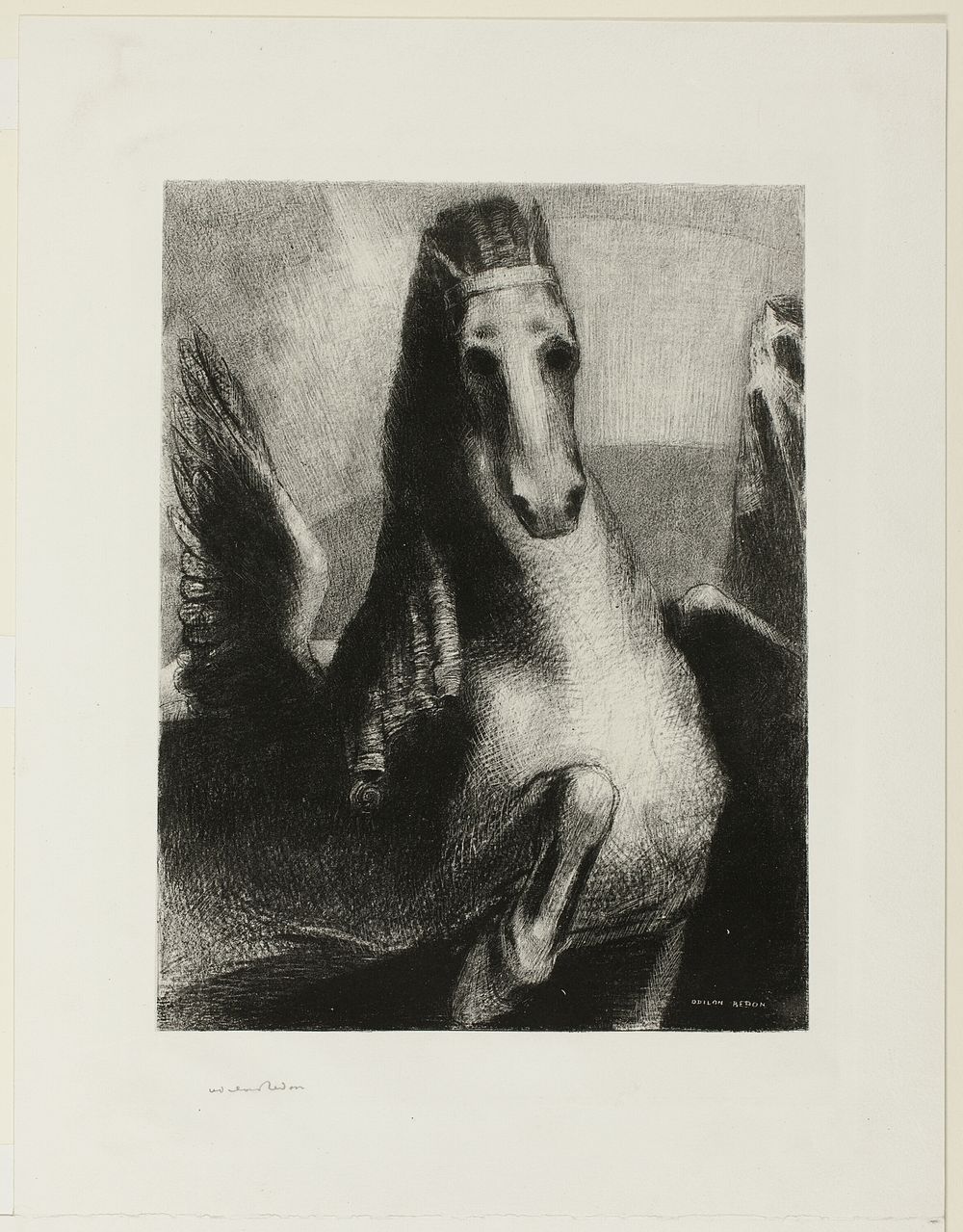 The Wing by Odilon Redon