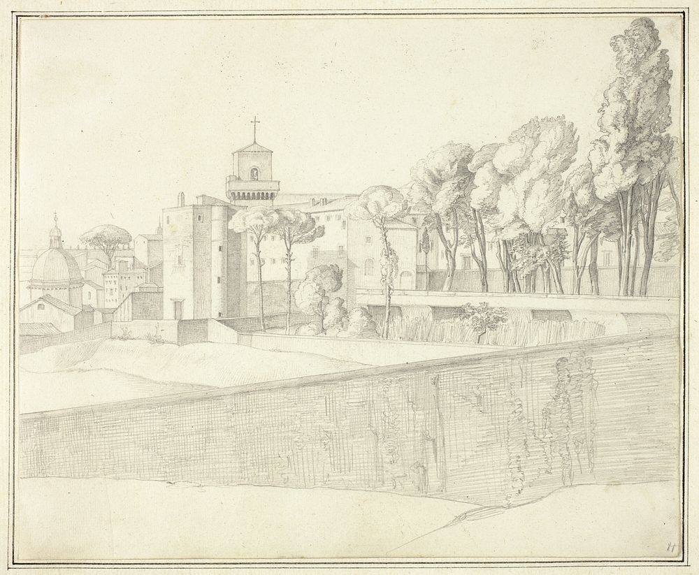 San Pietro in Vincoli, Rome by Johann Martin von Rohden
