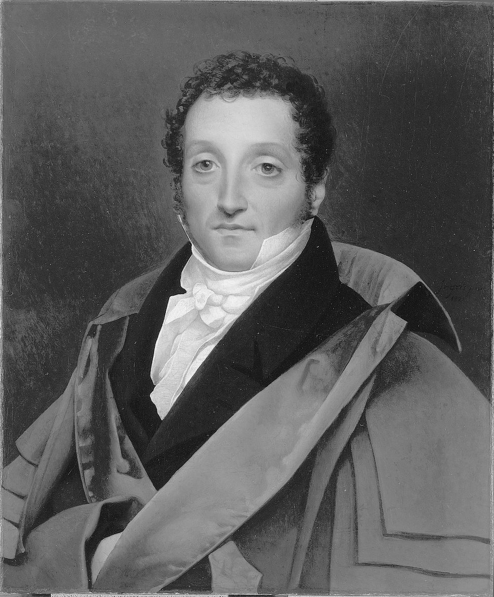 Portrait of Luigi Edouardo Rossi, Count Pellegrino by Follower of Jean Auguste Dominique Ingres