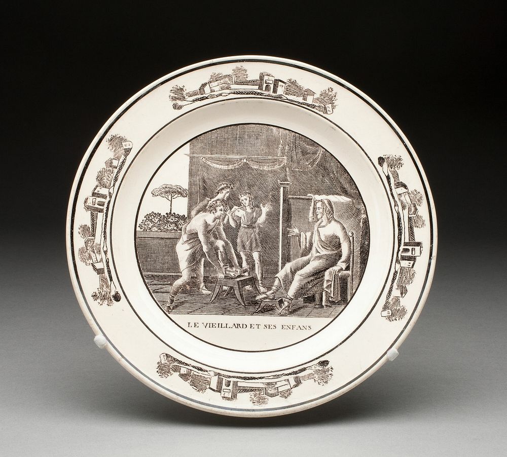 Plate by Montereau Pottery (Manufacturer)