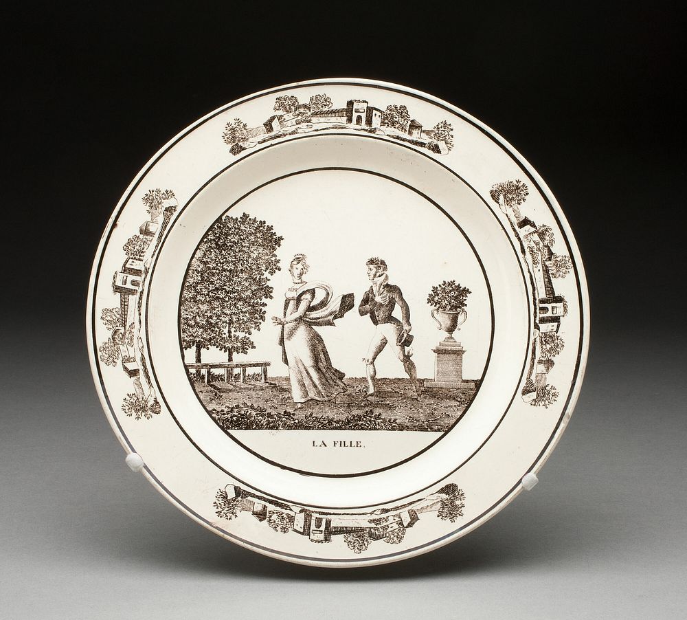 Plate by Montereau Pottery (Manufacturer)