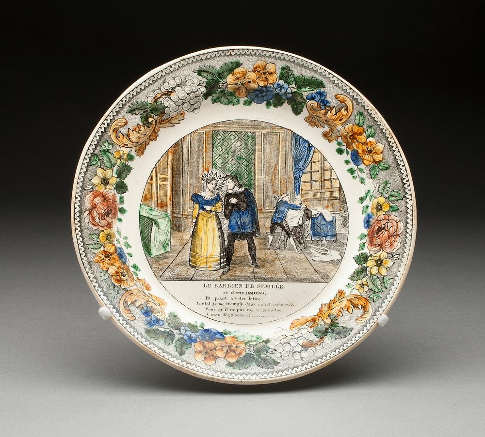 Plate by Montereau Pottery (Manufacturer)