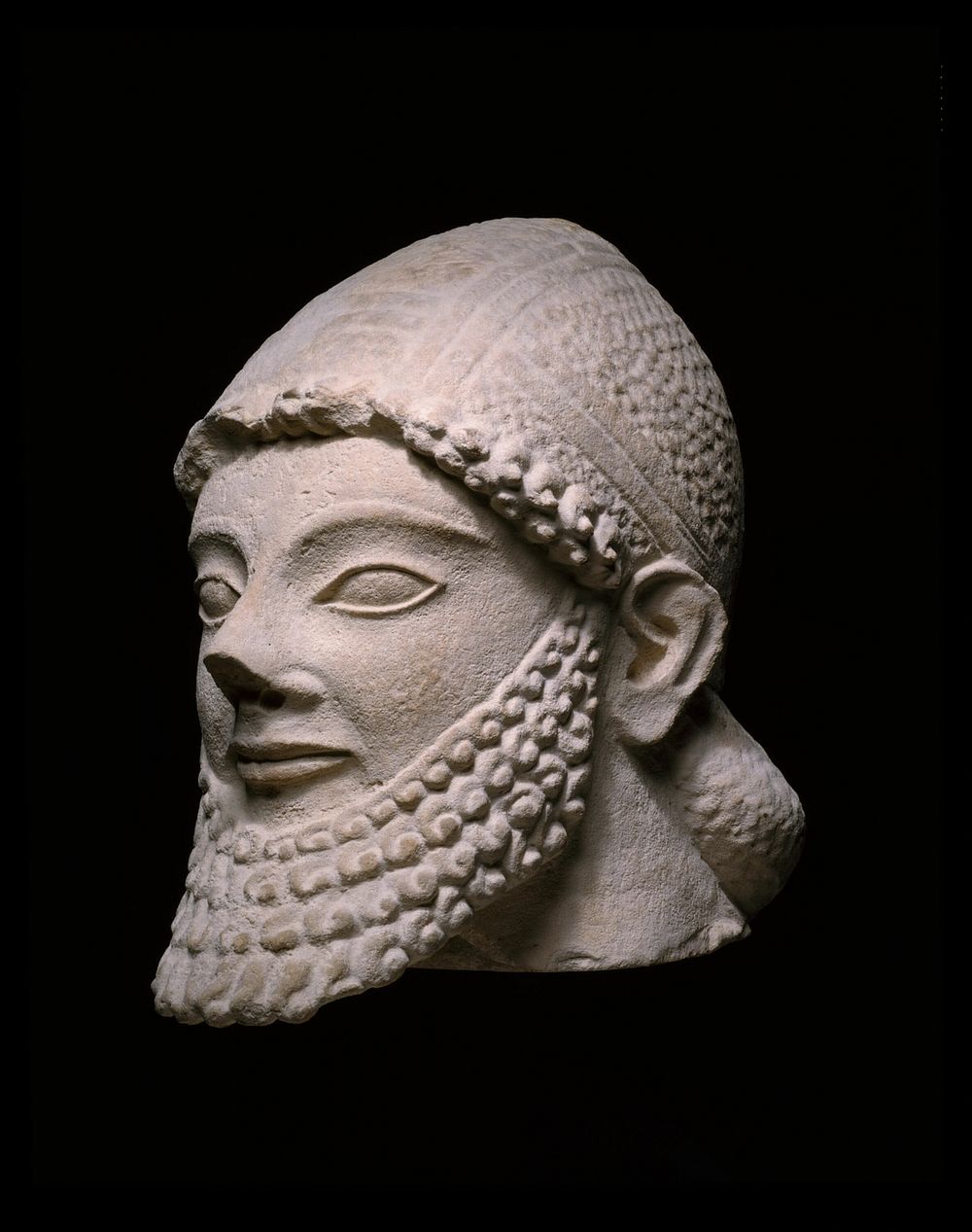 Head of a Bearded Man by Ancient Cypriot