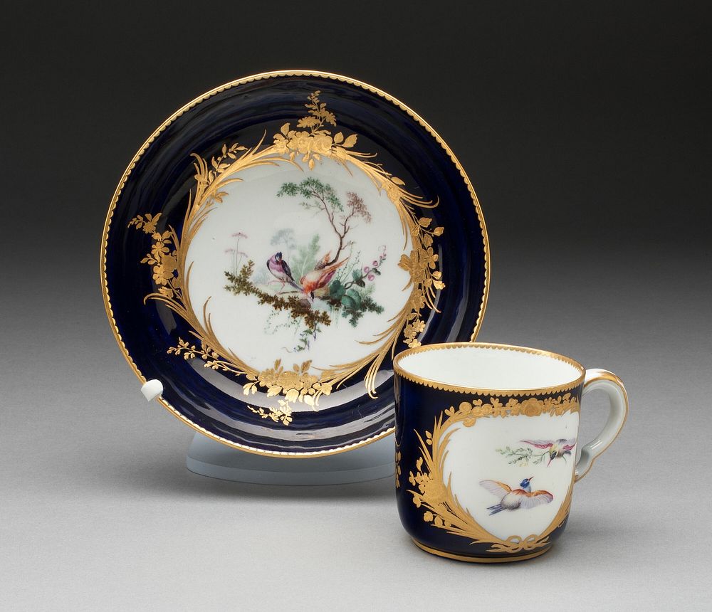 Cup and Saucer by Manufacture de porcelaine de Vincennes (Manufacturer)
