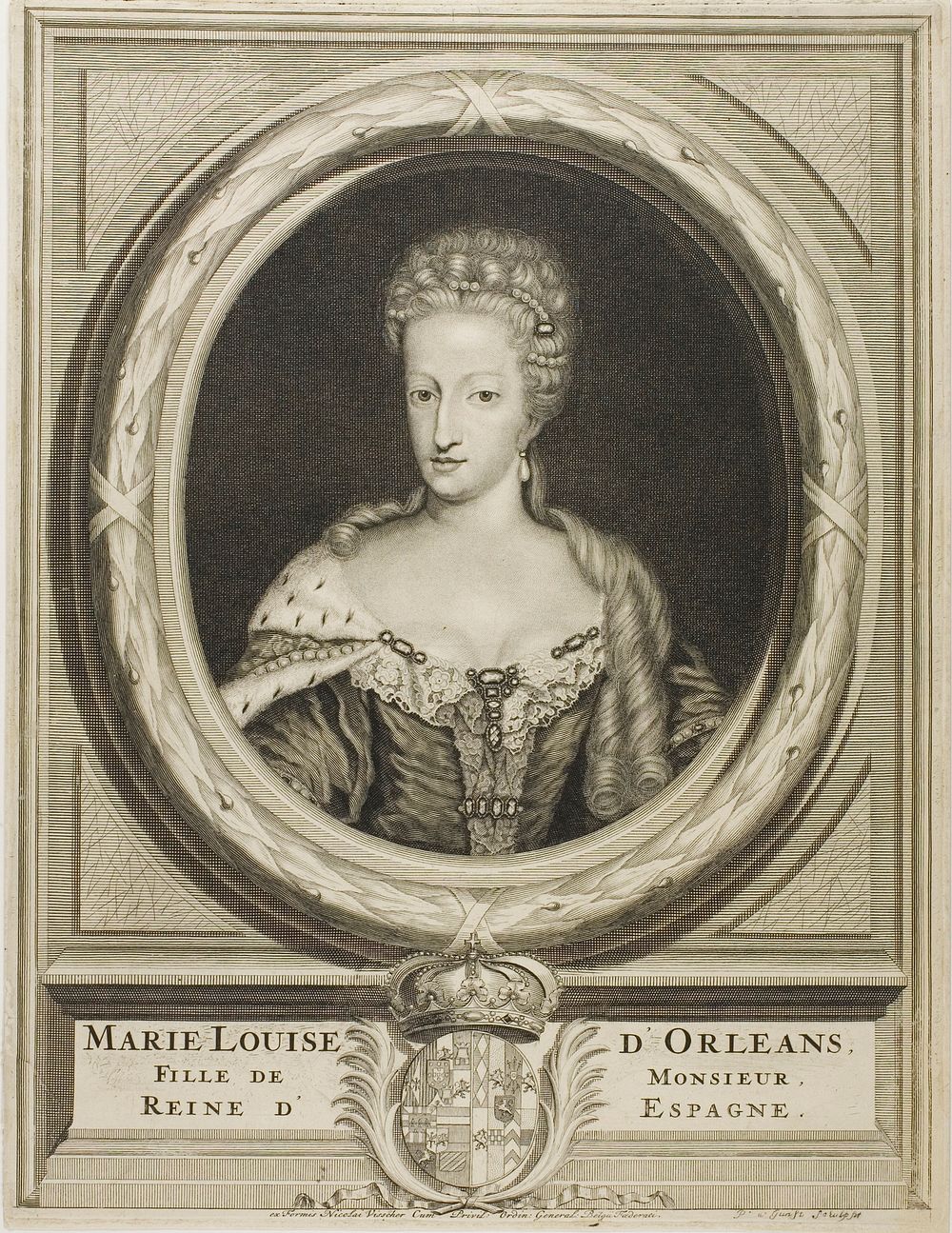 Marie Louise d'Orleans by Pieter Stevens van Gunst