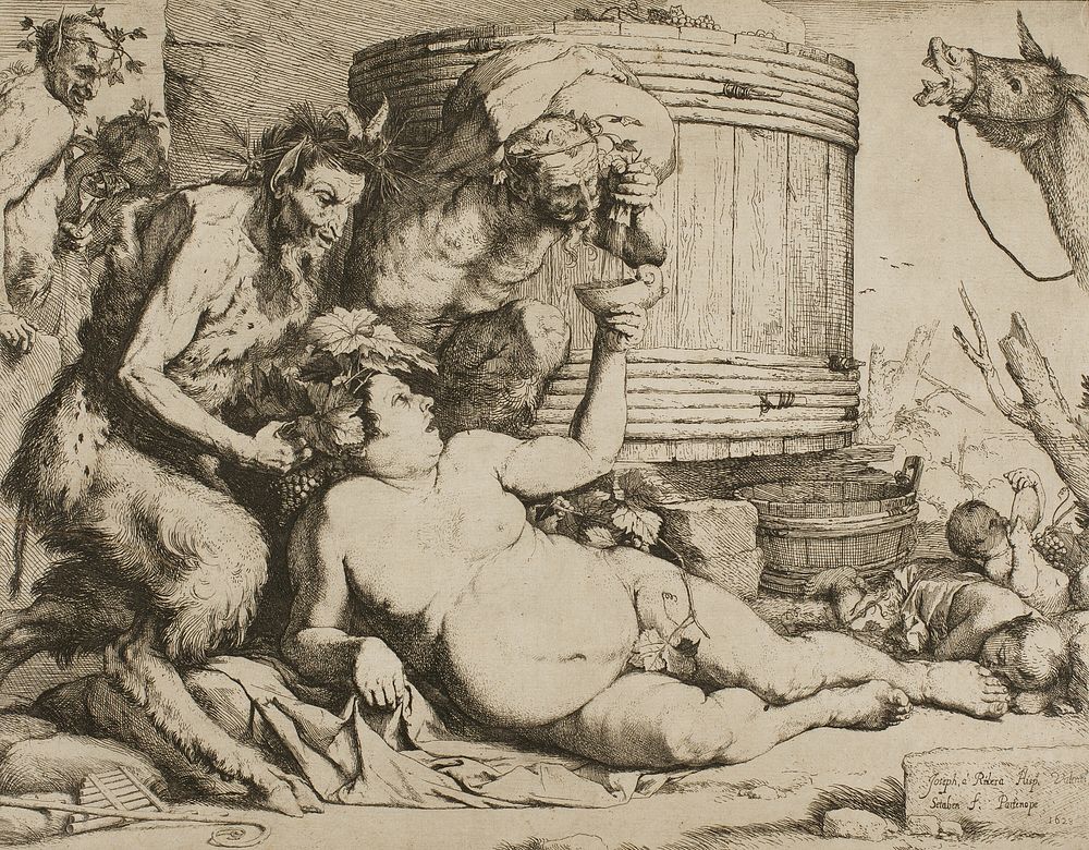 Silenus at the Wine Vat by Jusepe de Ribera