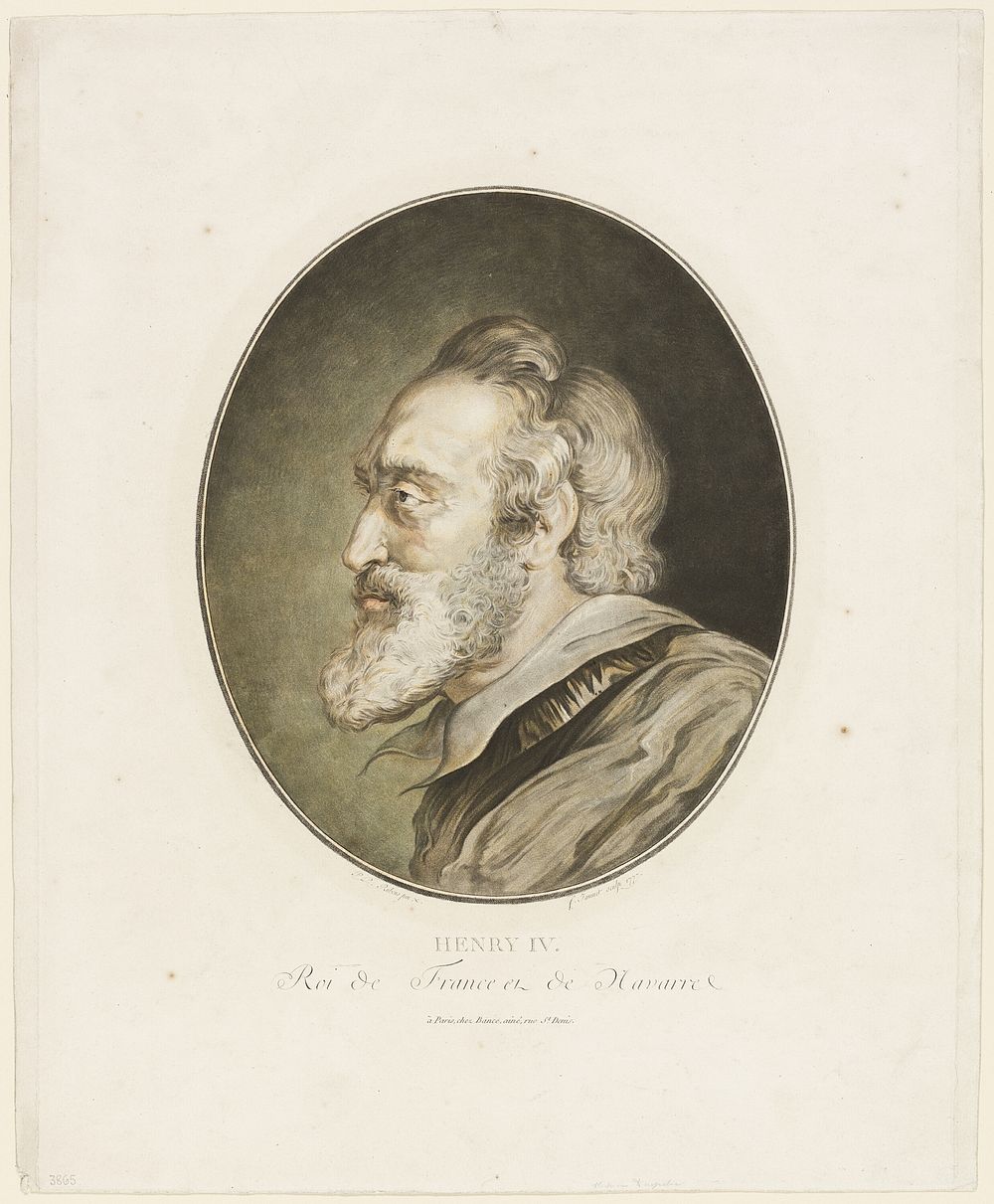 Henry IV, King of France and Navarre by Jean François Janinet