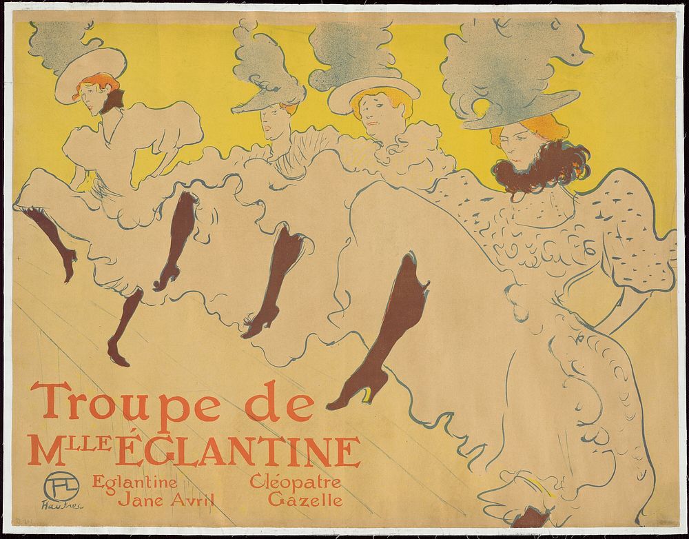 Mademoiselle Eglantine's Troupe by Henri de Toulouse-Lautrec