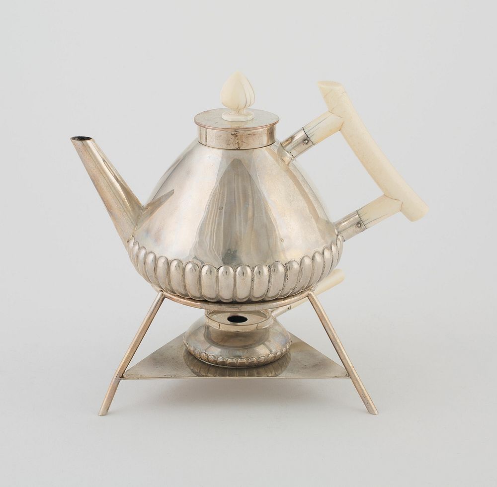 Teapot on Stand with Rechaud by Christopher Dresser (Designer)