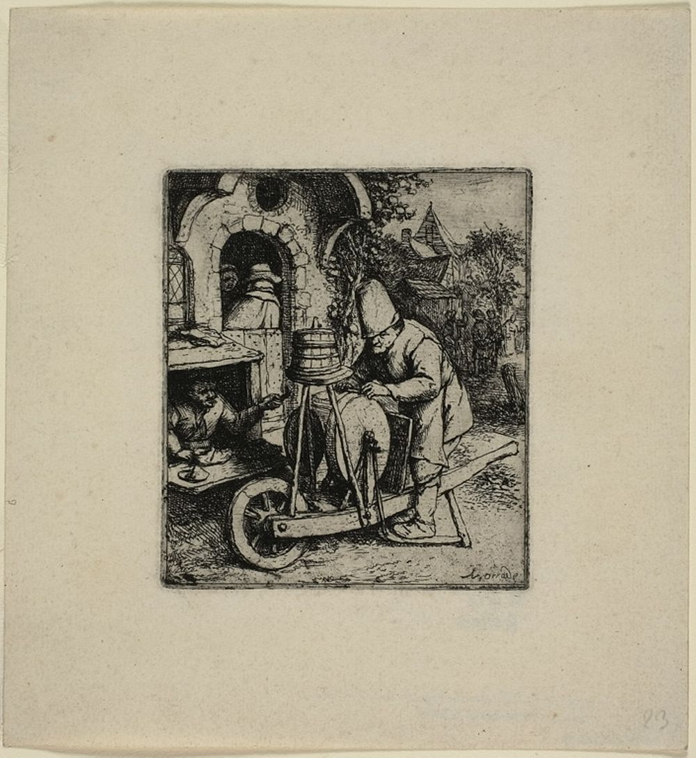 The Knifegrinder by Adriaen van Ostade