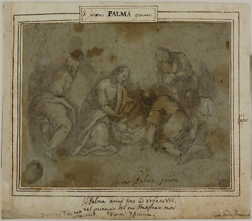 Adoration of the Shepherds by Follower of Jacopo Palma, called Palma il Giovane