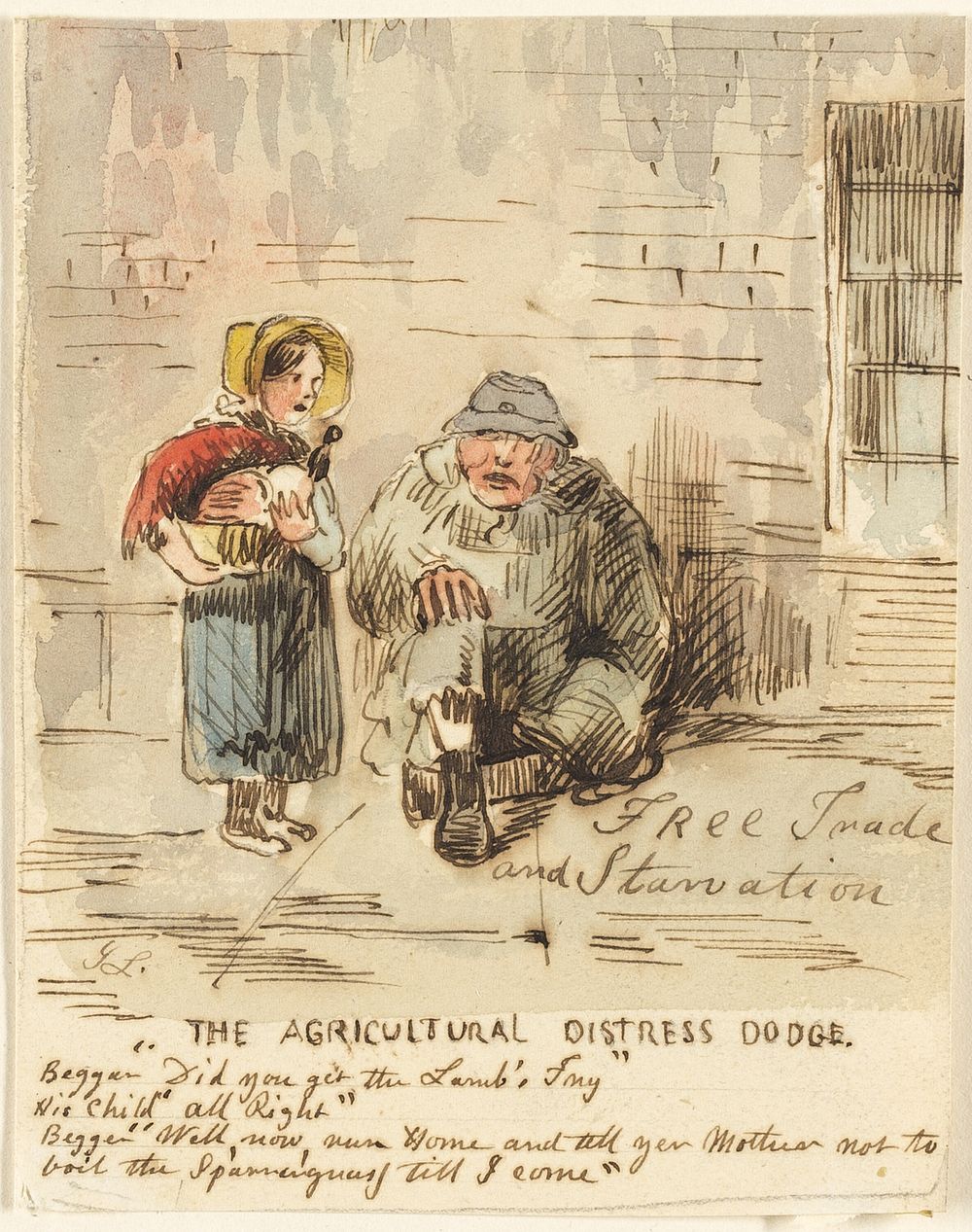 The Agricultural Distress Dodge by John Leech