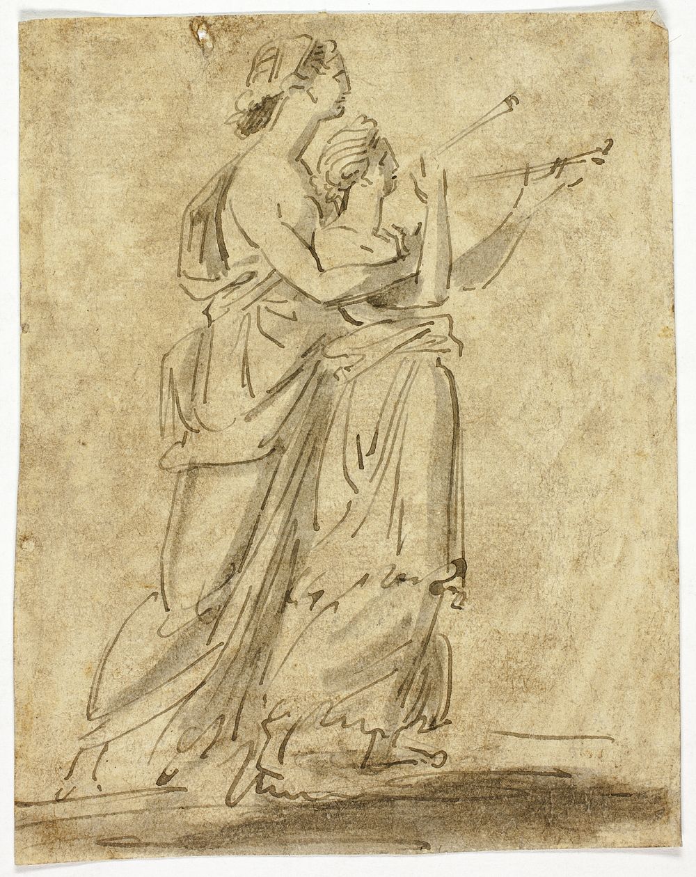 Two Classical Female Figures