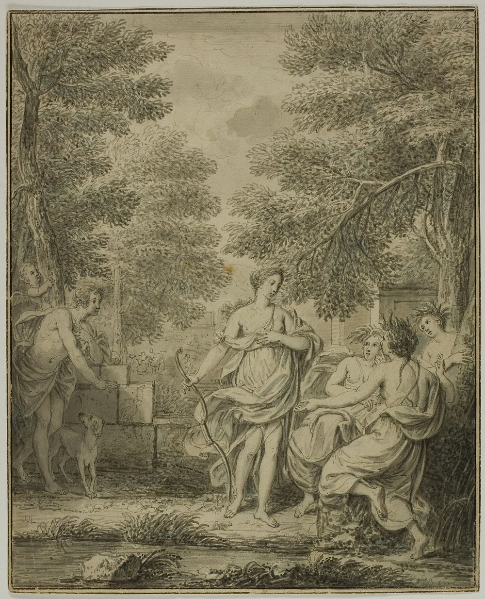 Diana and Actaeon by Jean Jacques de Boissieu