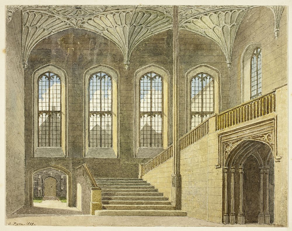 Entrance Hall, Christchurch, Oxford by George Pyne