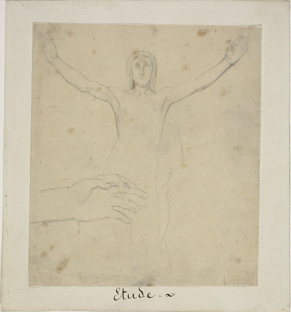 Study for Resurrection by Jules-Élie Delaunay