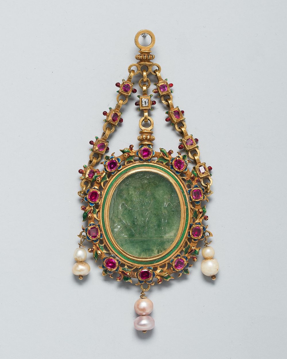 Pendant with an Intaglio of the Judgment of Paris