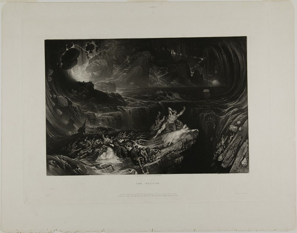 The Deluge, from Illustrations of the Bible by John Martin