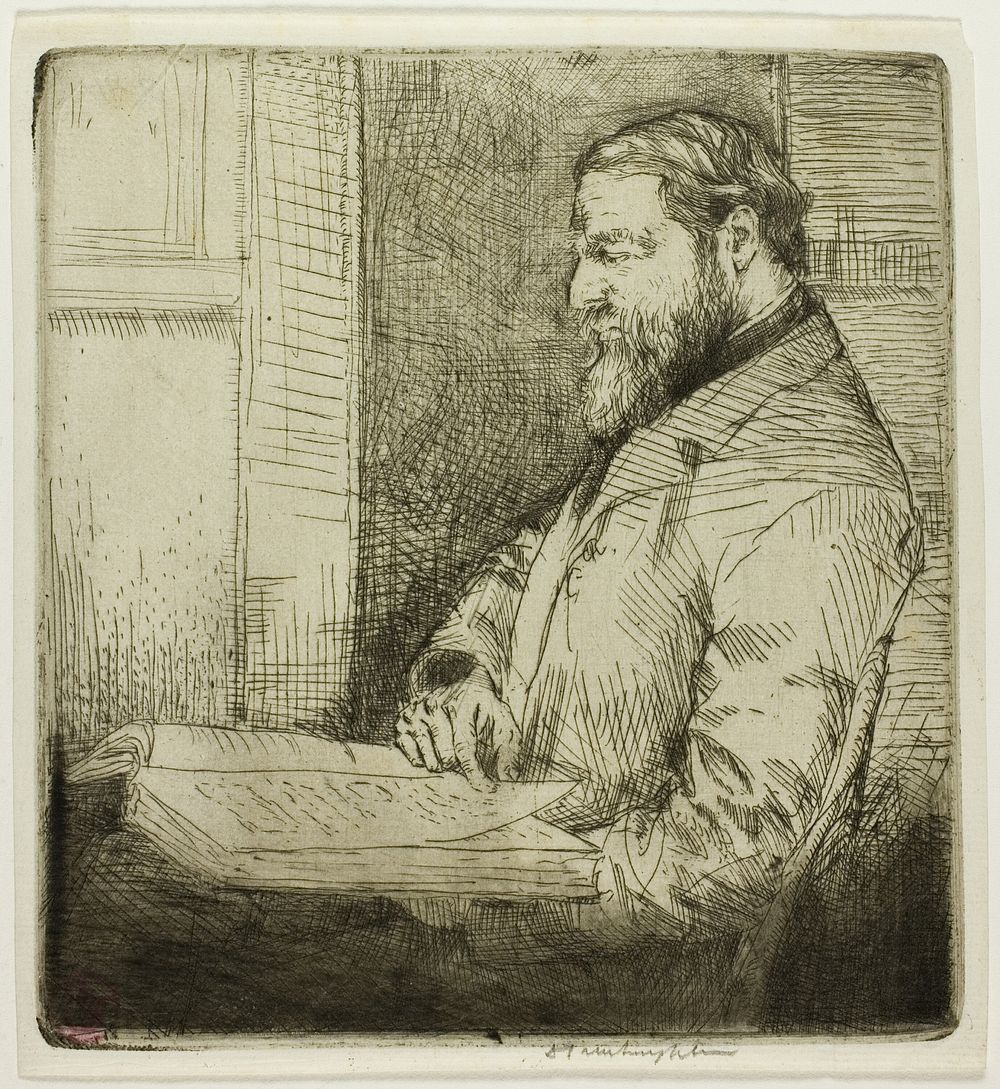 Portrait of French Student by Donald Shaw MacLaughlan