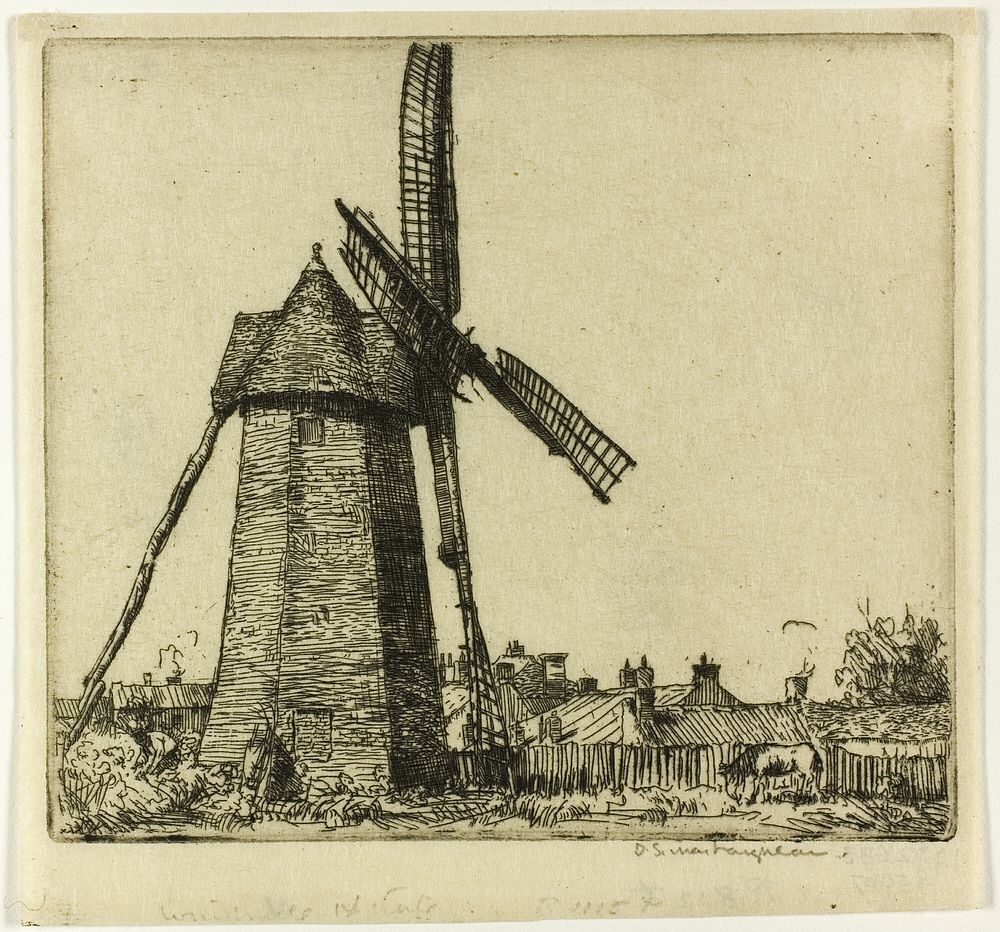 The Windmill by Donald Shaw MacLaughlan