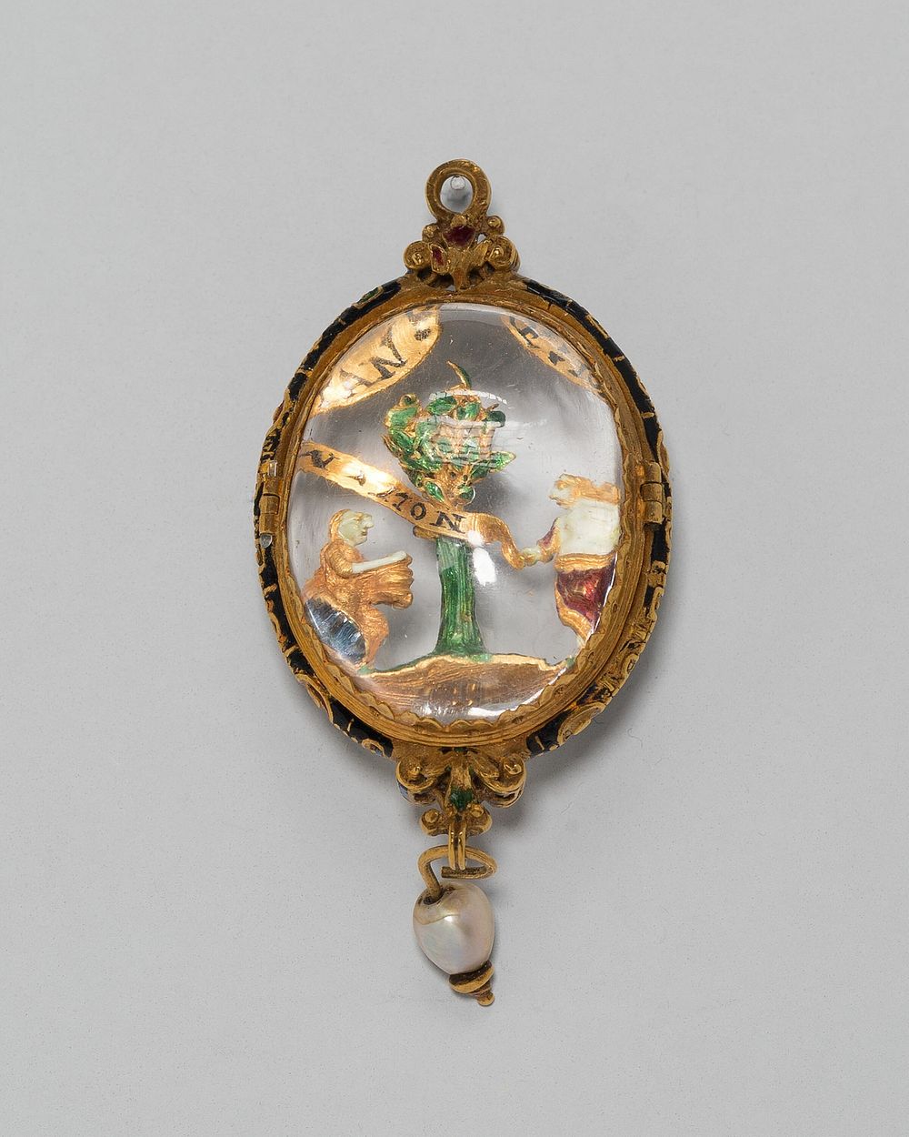 Pendant with Christ Appearing to Saint Mary Magdalene
