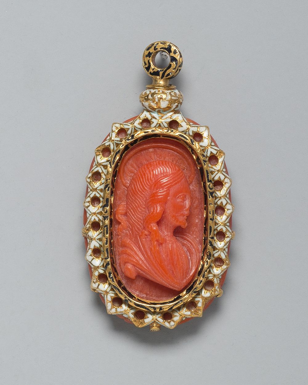 Double-Sided Pendant with the Virgin and Christ