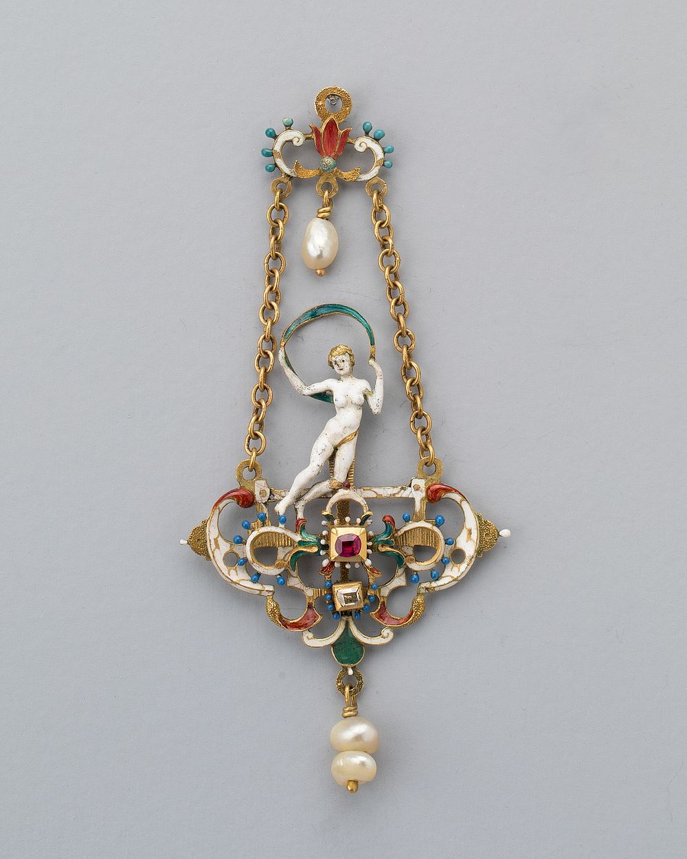 Pendant with Figure of Fortune