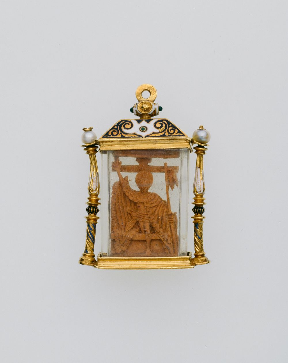 Double-Sided Pendant with the Deposition and the Resurrection