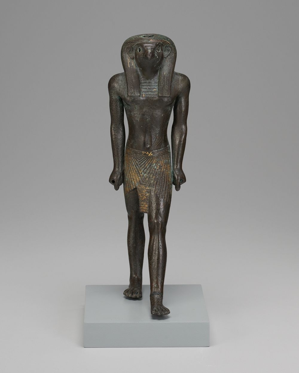 Statuette of Re-Horakhty by Ancient Egyptian