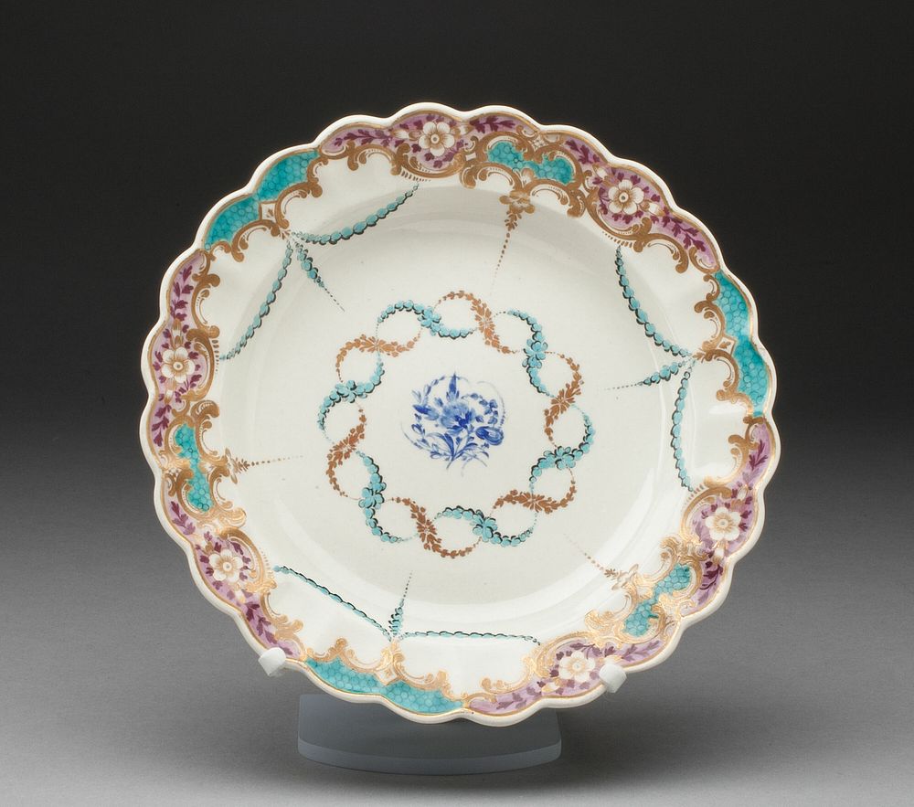 Plate by Worcester Porcelain Factory (Manufacturer)