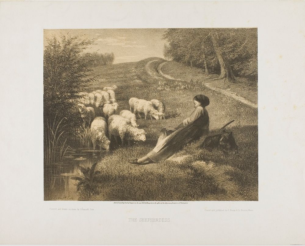 The Shepherdess by J. Foxcroft Cole
