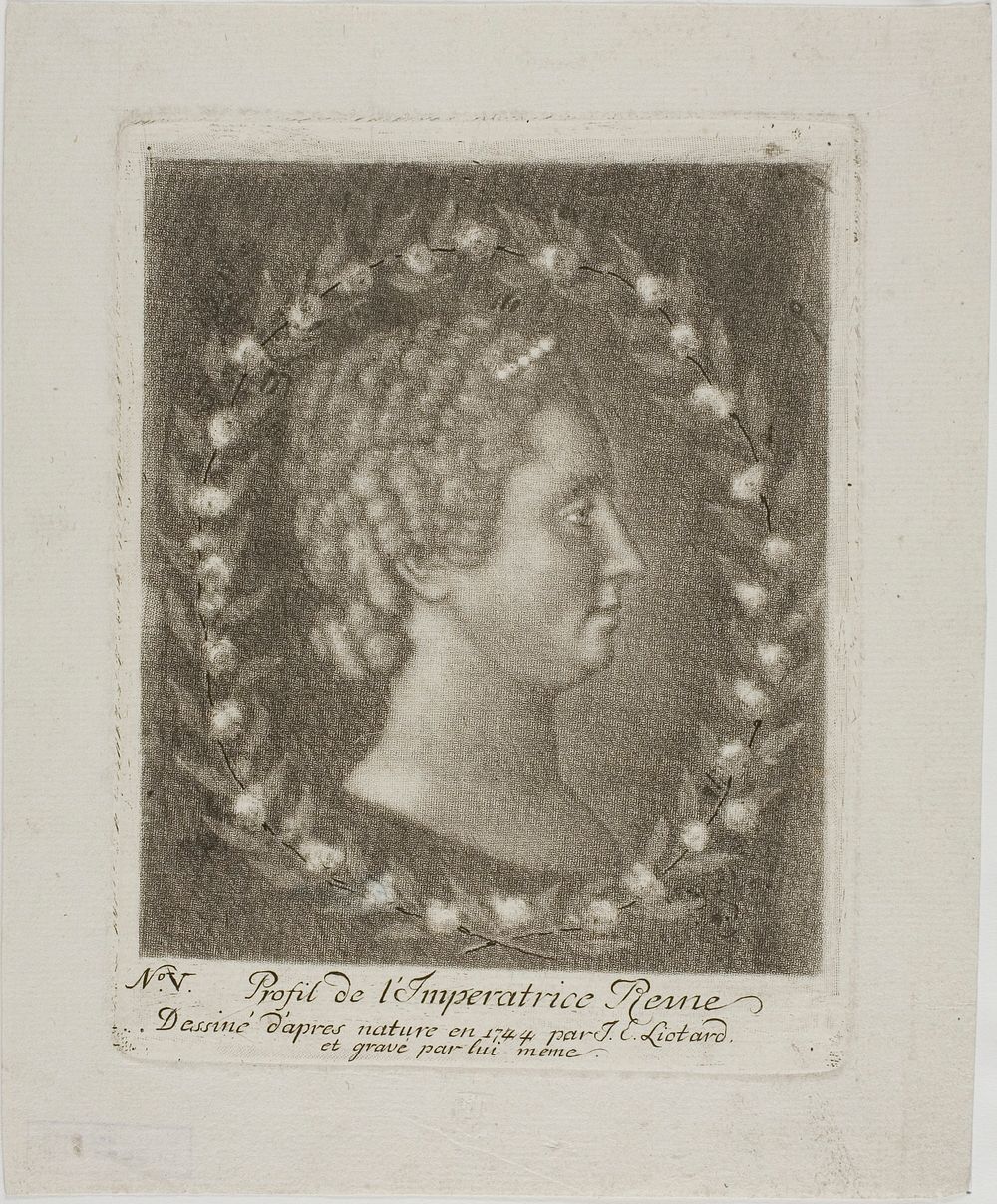 Portrait of Empress Maria Theresa of Austria by Jean Etienne Liotard