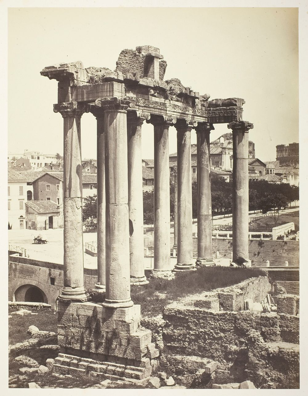 Forum Romanum, Rome by Bisson Frères