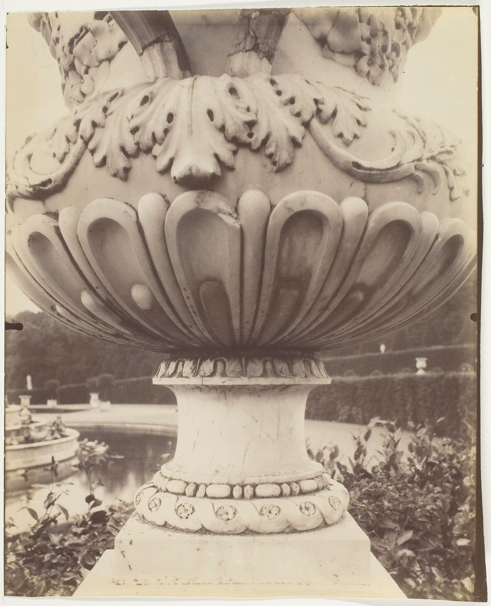 Versailles, Vase by Jean-Eugène-Auguste Atget