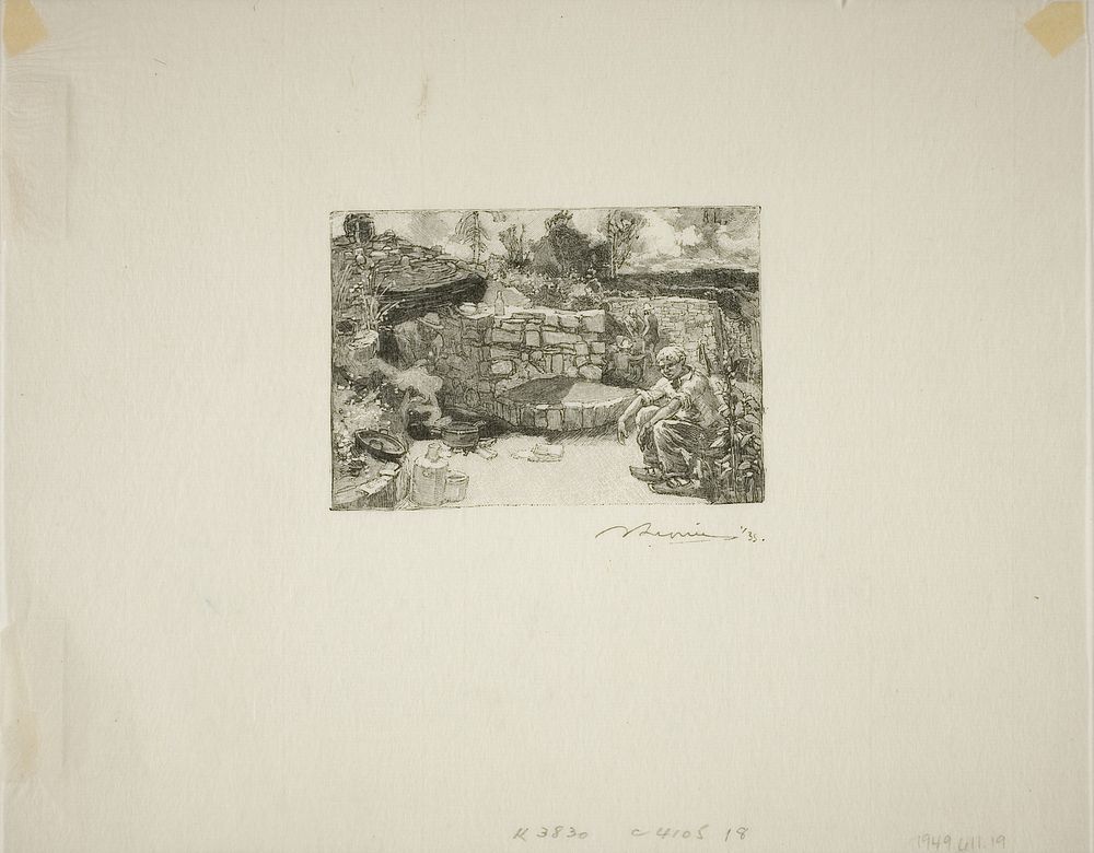 Quarryman's Hut by Louis Auguste Lepère