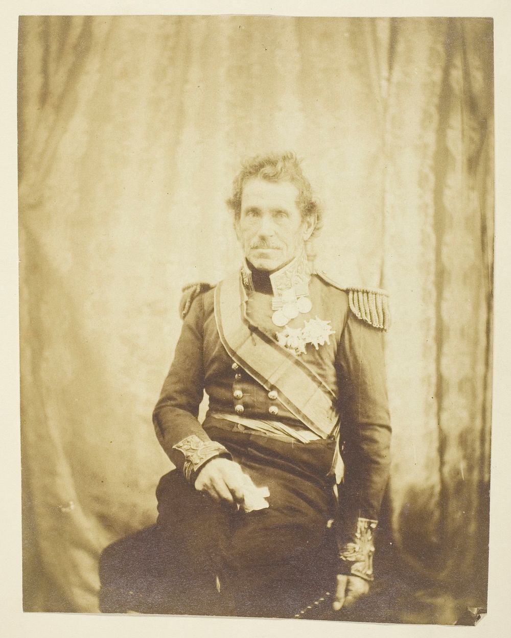 Sir George de Lacy Evans (1787-1870), General, Taken at the Crimea by Roger Fenton