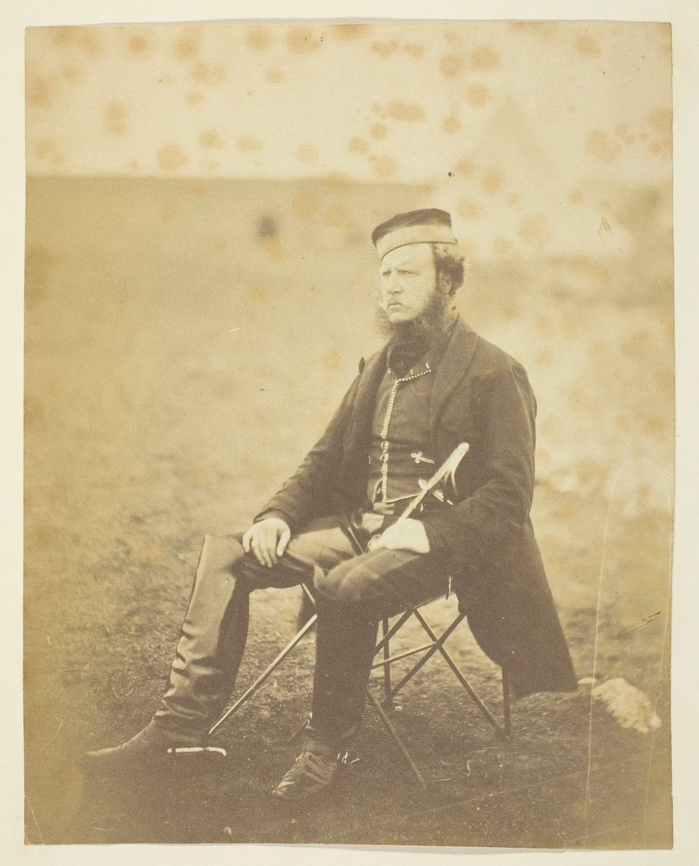 Sir John Miller Adye (1819-1900), General; taken at the Crimea by Roger Fenton