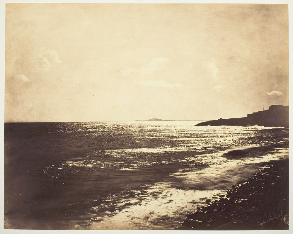Mediterranean with Mount Agde by Gustave Le Gray
